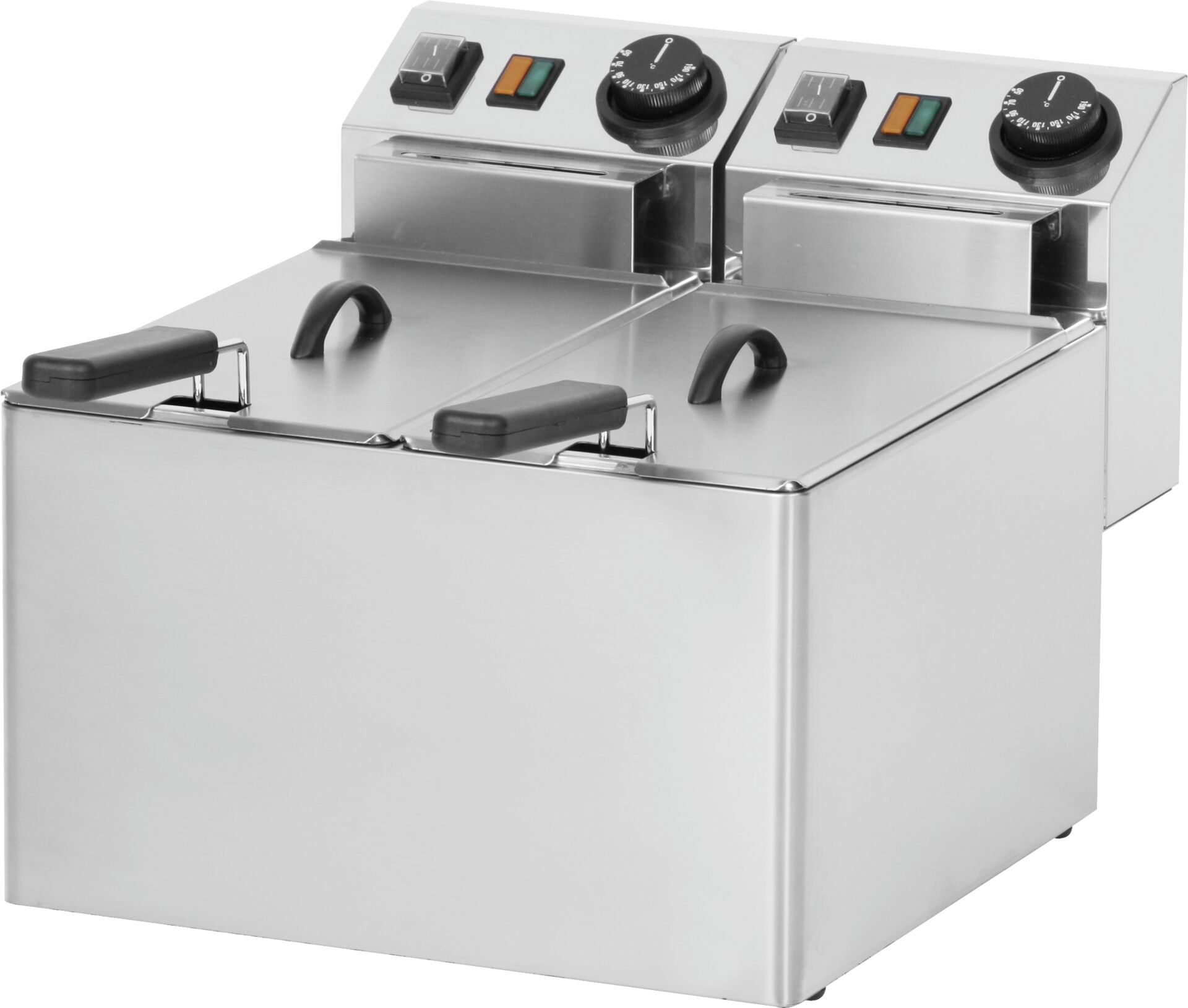 Friteuse inkl. Deckel 2x 4L